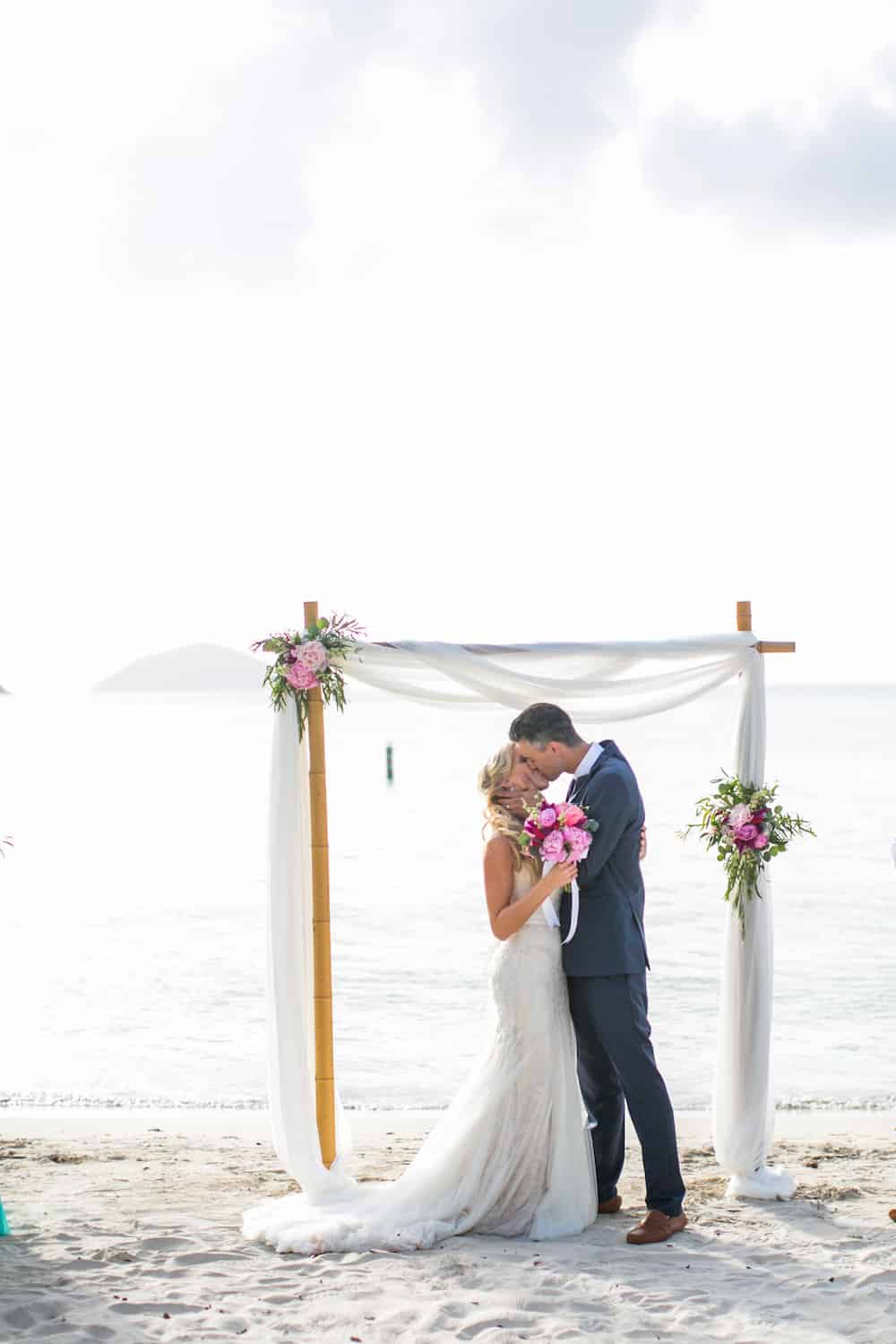 Destination Beach Wedding in the Virgin Islands: Brittany & Alex | Cake ...