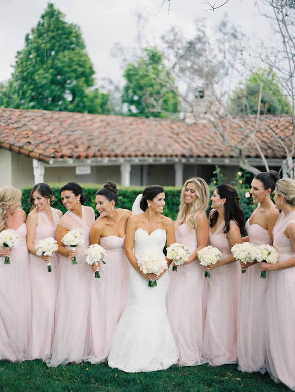 Gorgeous Blush and Gold Tented Wedding: Rachel & Jeff | Cake & Lace ...