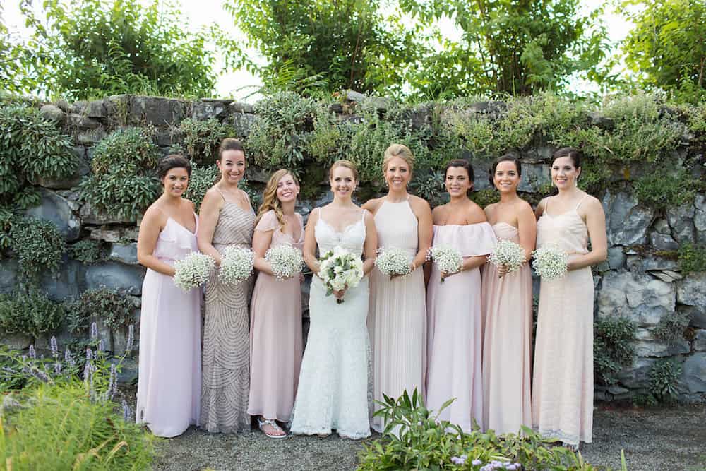 mix and match bridesmaids dresses