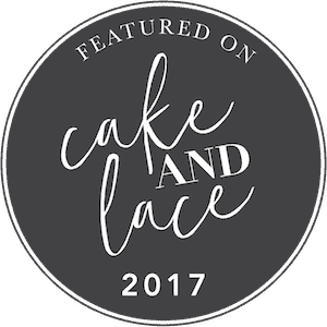 Cake and Lace Wedding Blog Badges