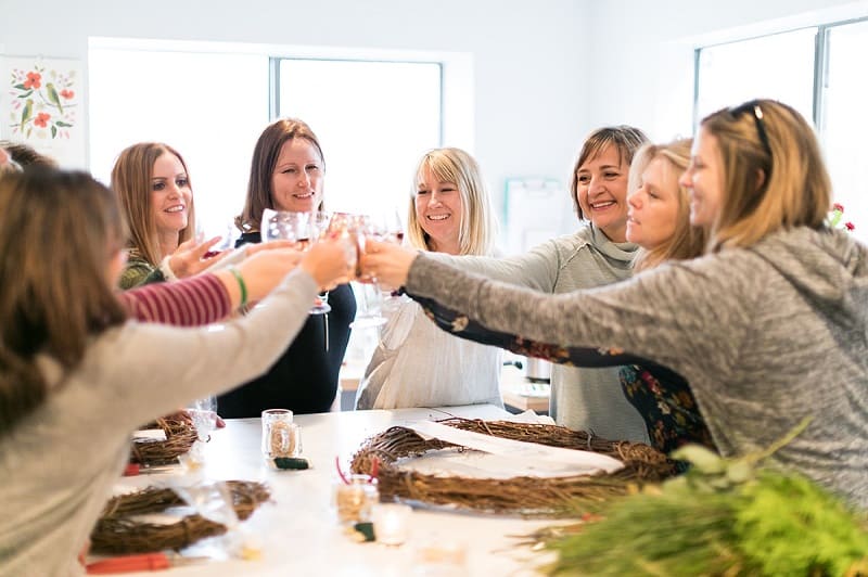 Holiday Wreath Making Party