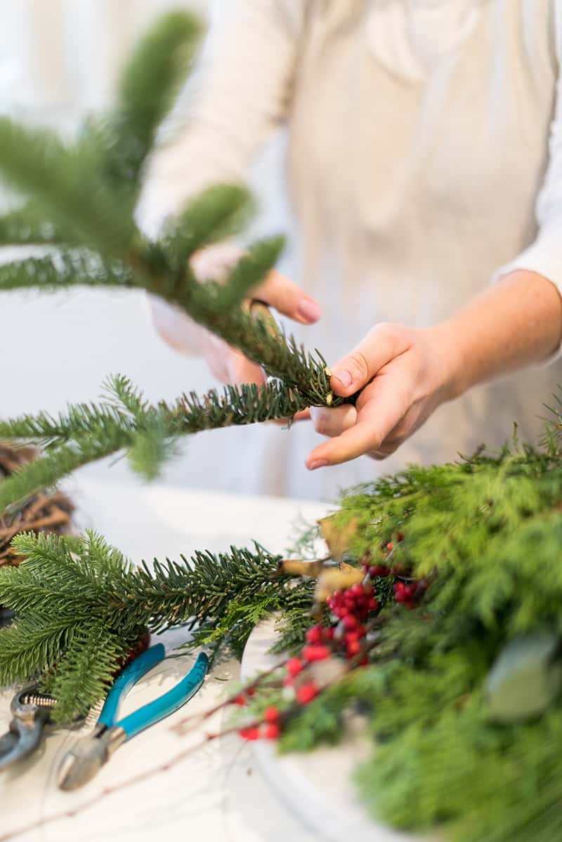 Holiday Wreath Making Party