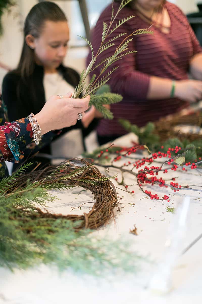 Holiday Wreath Making Party