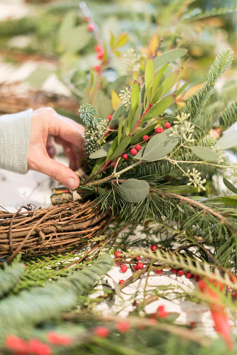 Holiday Wreath Making Party