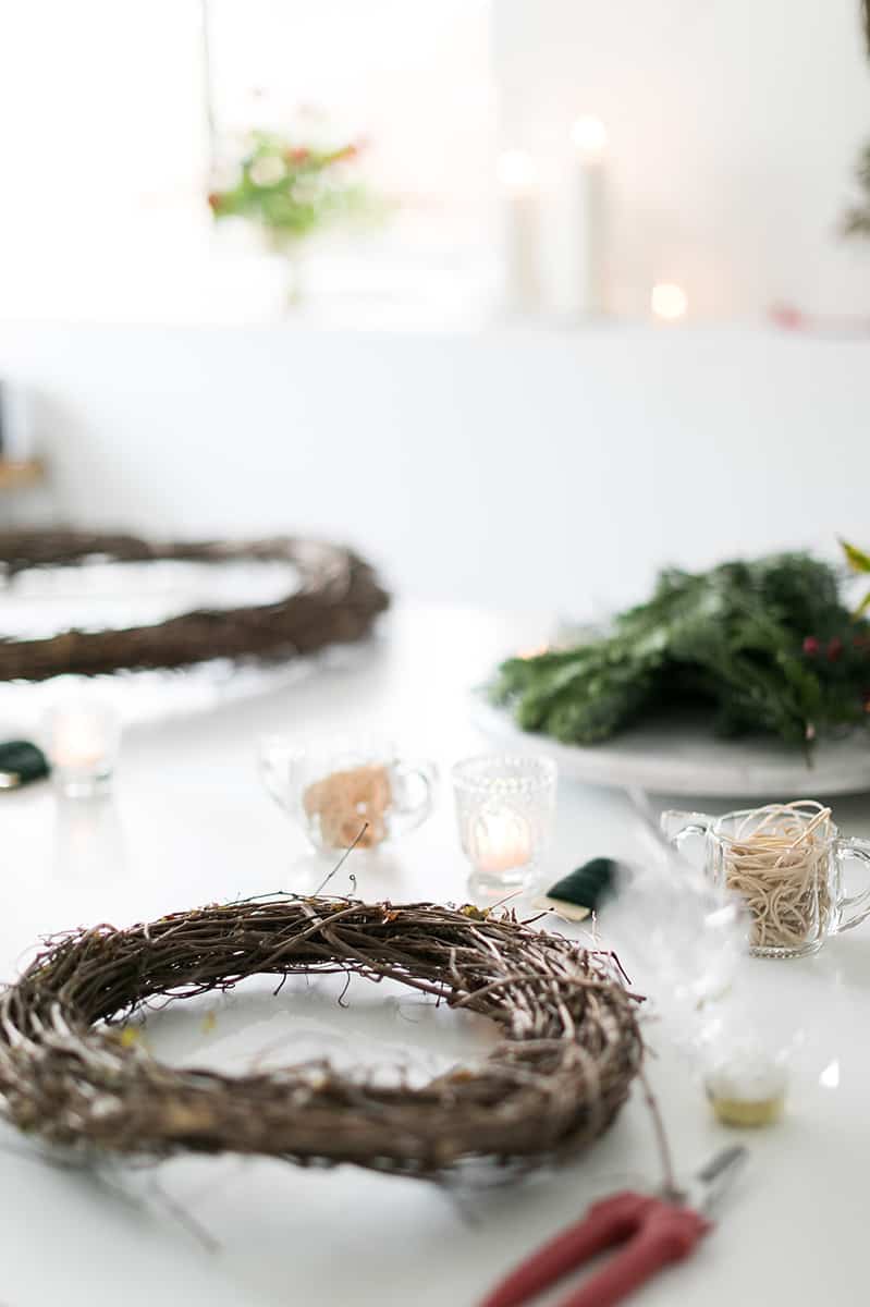 Holiday Wreath Making Party