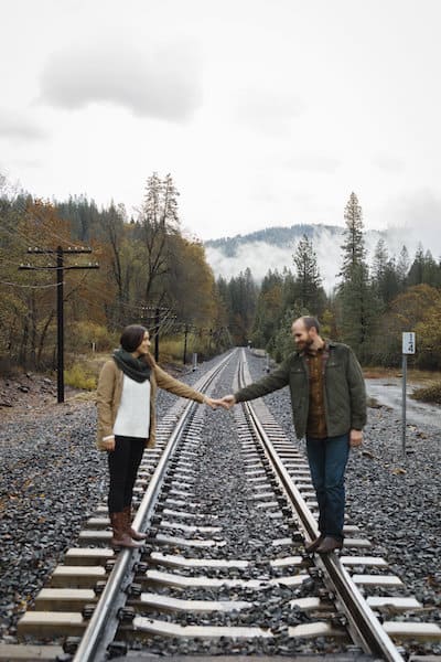 Love in the Storm California Engagement Shoot