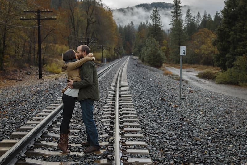 Love in the Storm California Engagement Shoot
