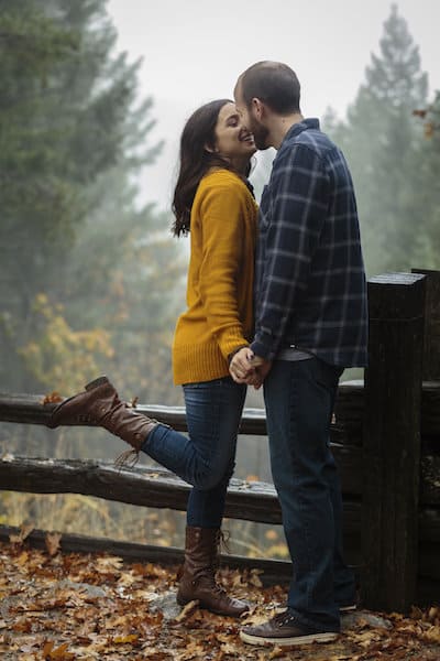 Love in the Storm California Engagement Shoot