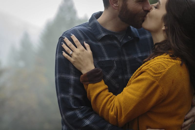 Love in the Storm California Engagement Shoot
