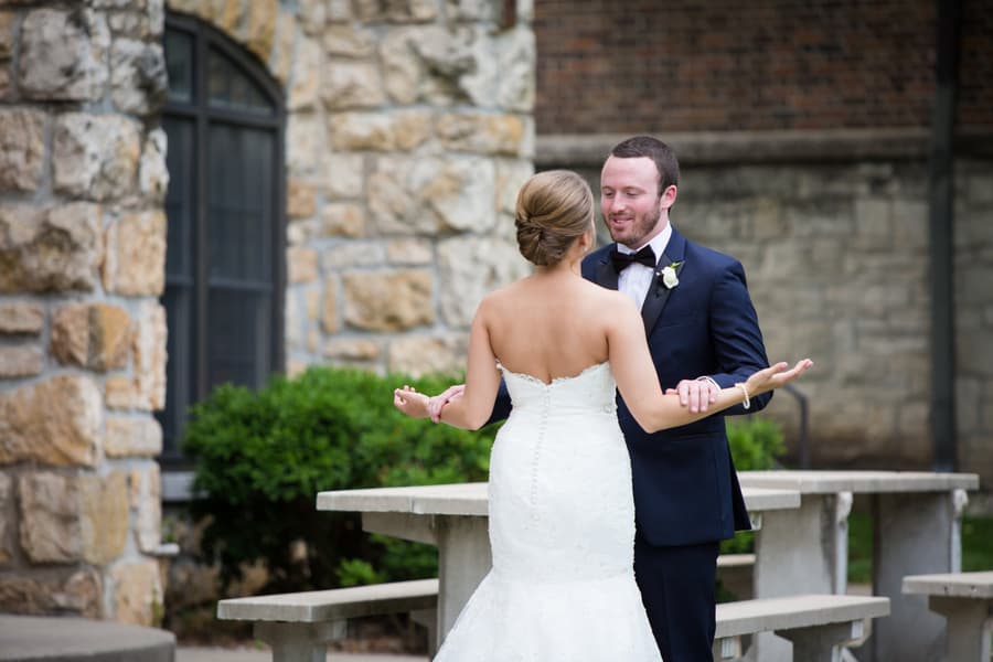 Elegant Urban Garden Wedding with Family Style Reception