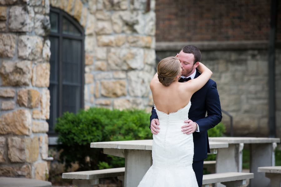 Elegant Urban Garden Wedding with Family Style Reception