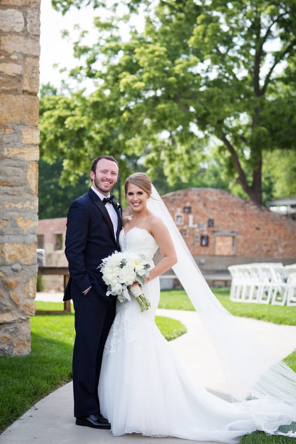 Elegant Urban Garden Wedding with Family Style Reception