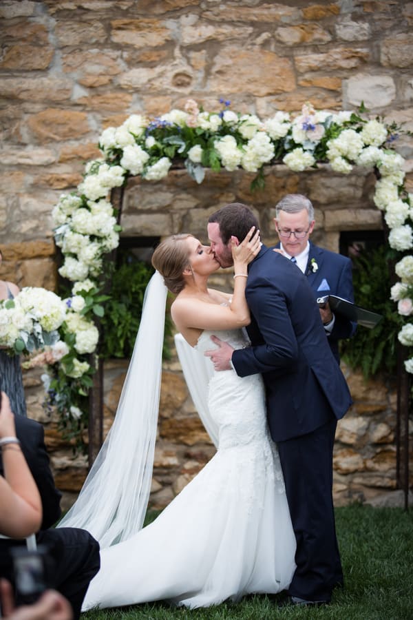 Elegant Urban Garden Wedding with Family Style Reception