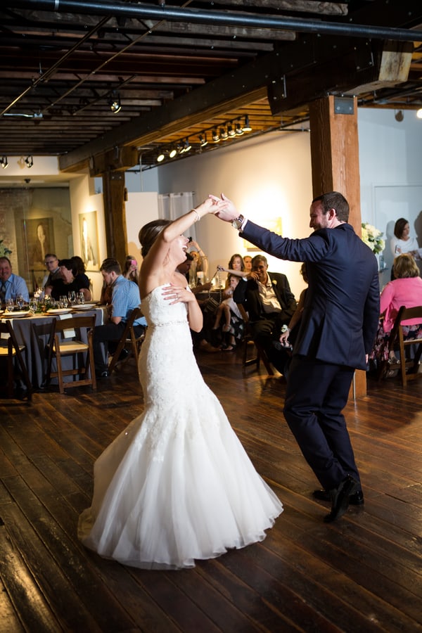 Elegant Urban Garden Wedding with Family Style Reception