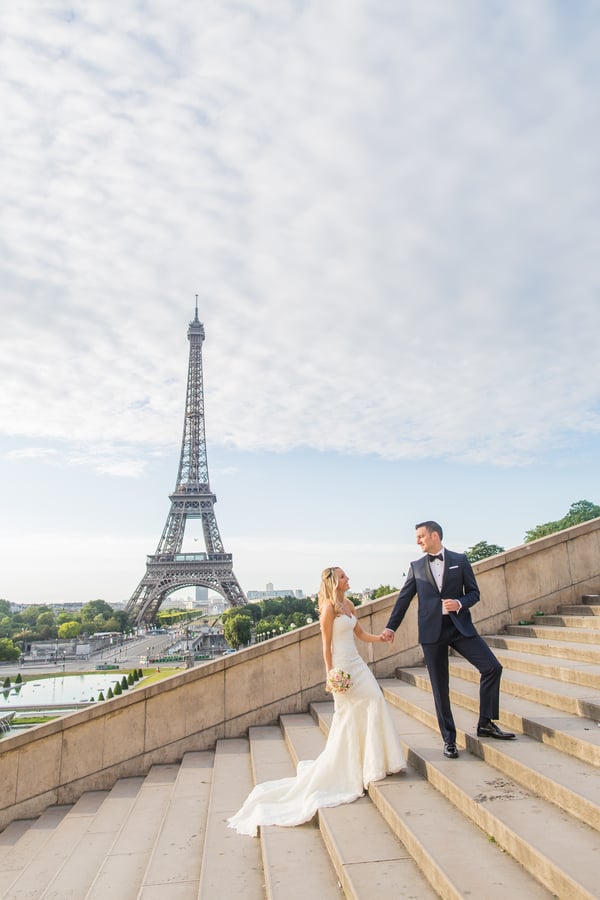 Romantic Summer Paris Elopement