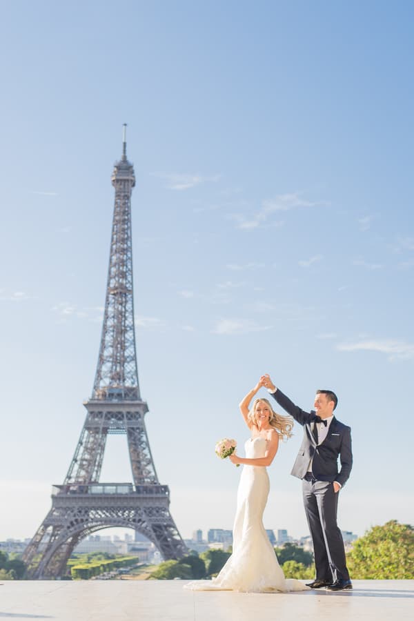 Romantic Summer Paris Elopement