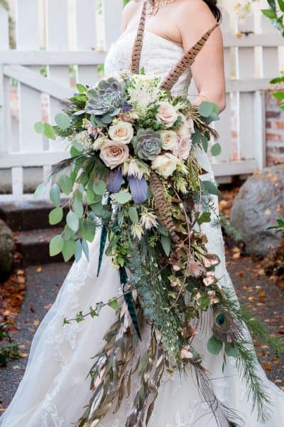 Romantic Rainy Day Wedding in Old Town Jacksonville, Oregon