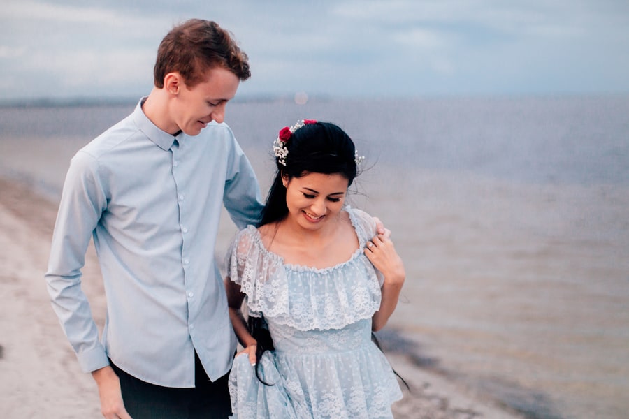 Romantic Beach Engagement