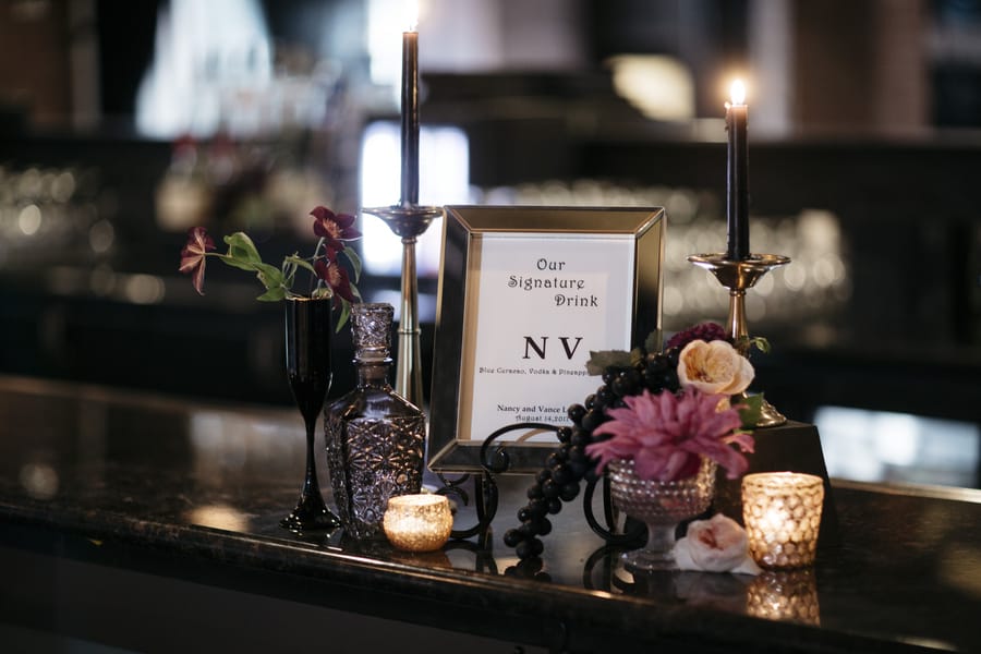 Dark and Moody Lounge Vibe Wedding