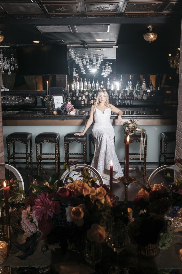 Dark and Moody Lounge Vibe Wedding