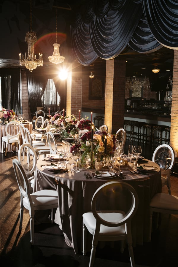 Dark and Moody Lounge Vibe Wedding