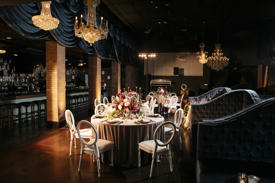 Dark and Moody Lounge Vibe Wedding