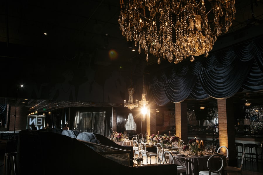 Dark and Moody Lounge Vibe Wedding