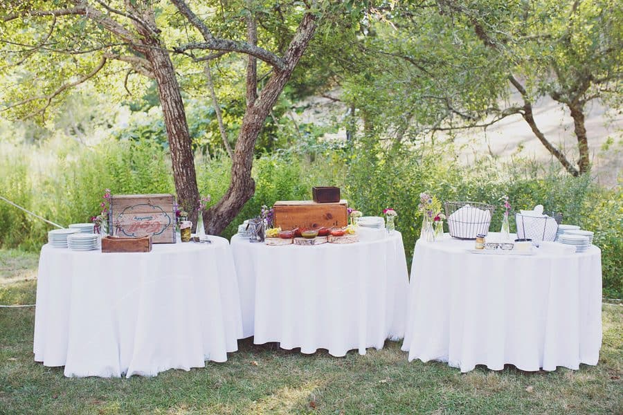 Newton & Packer Modern and Colorful Cape Cod Wedding Cake & Lace