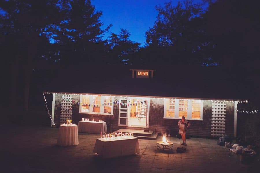 Outdoor Wedding Reception