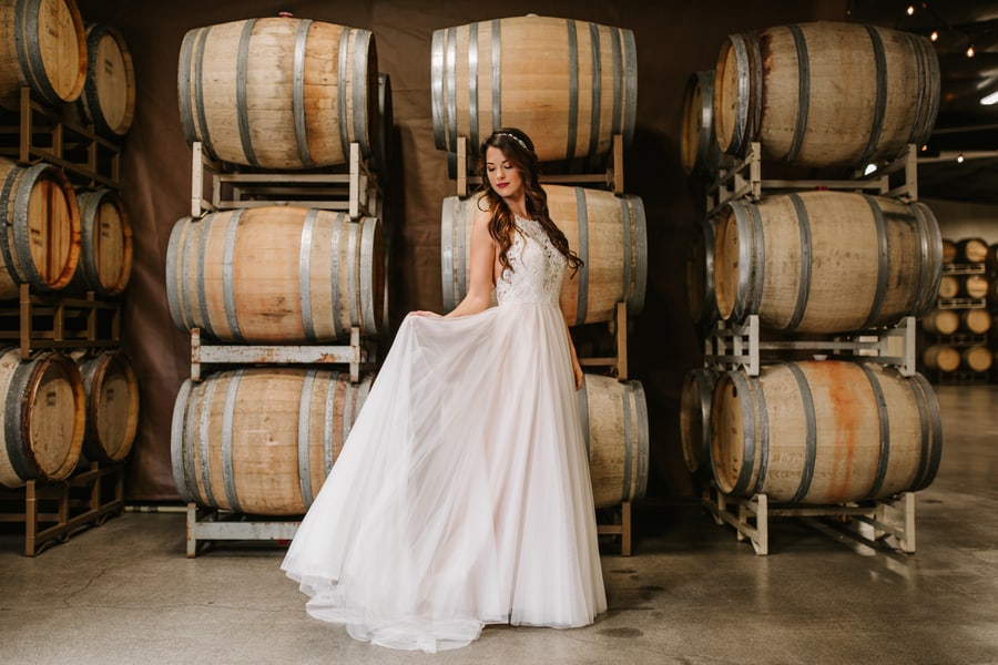 Romantic Barrel Styled Shoot