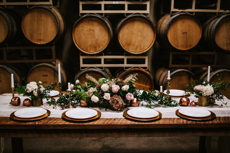 Romantic Barrel Styled Shoot