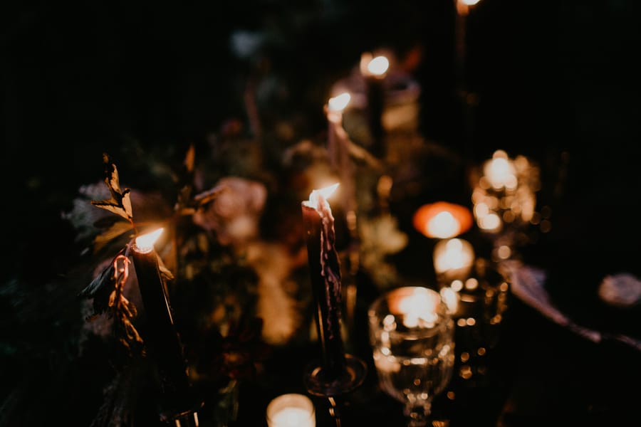 beauty amongst the ashes engagement styled shoot