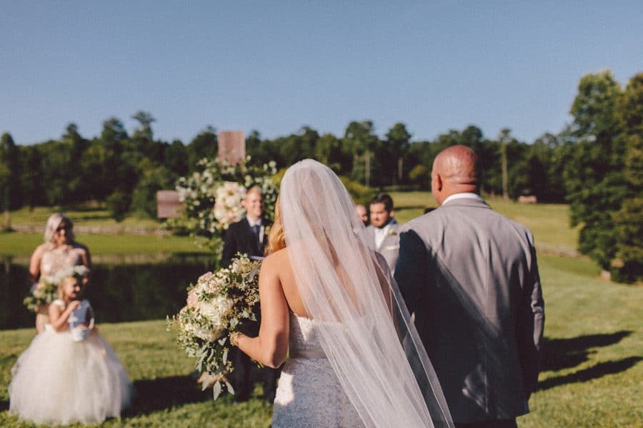 Walking down the aisle