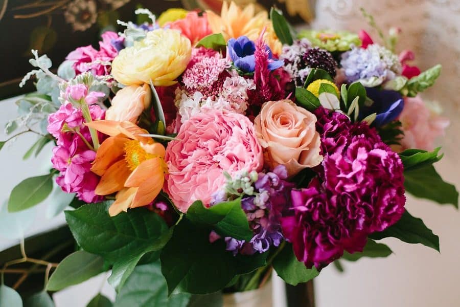 Bouquet of wedding flowers