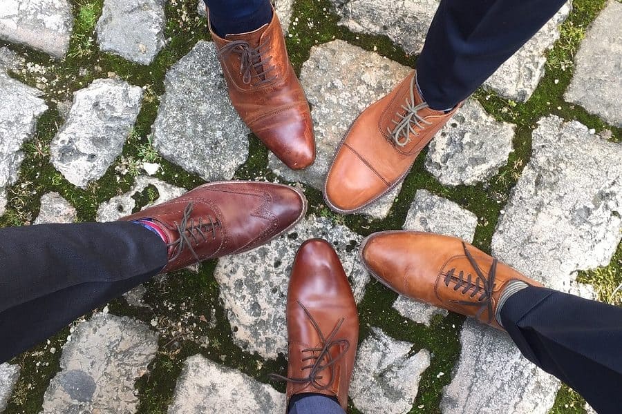 groomsmen feet