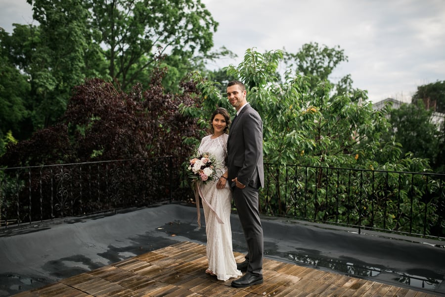 Balcony Wedding Photos