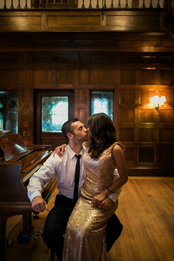 Beautiful Piano Couple Shot