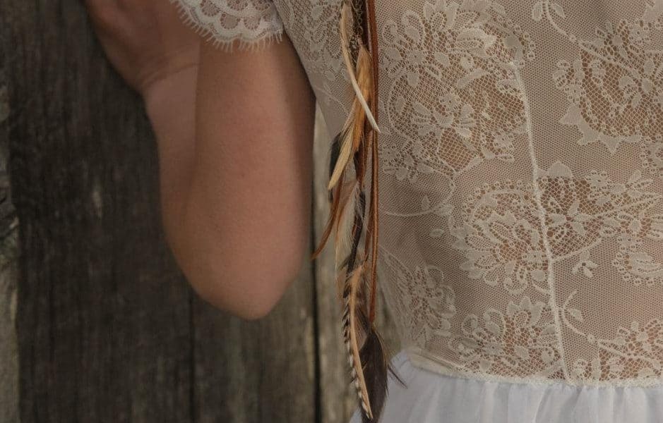 Bohemian meets Vintage Wedding Dress