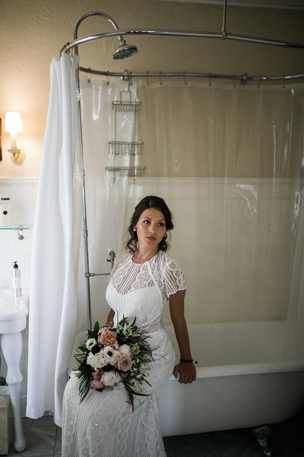 Bridal Bathroom Shot