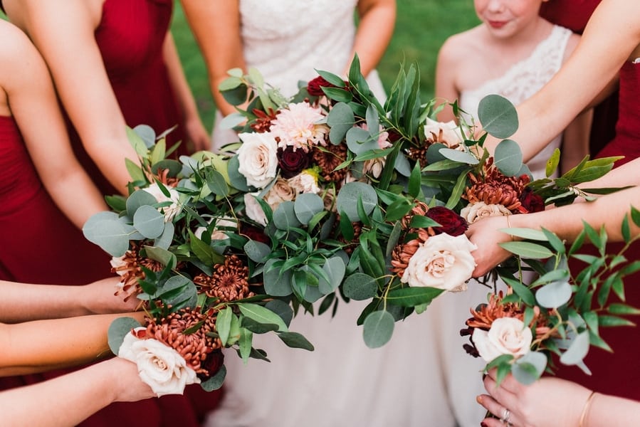 Bridesmaids flowers