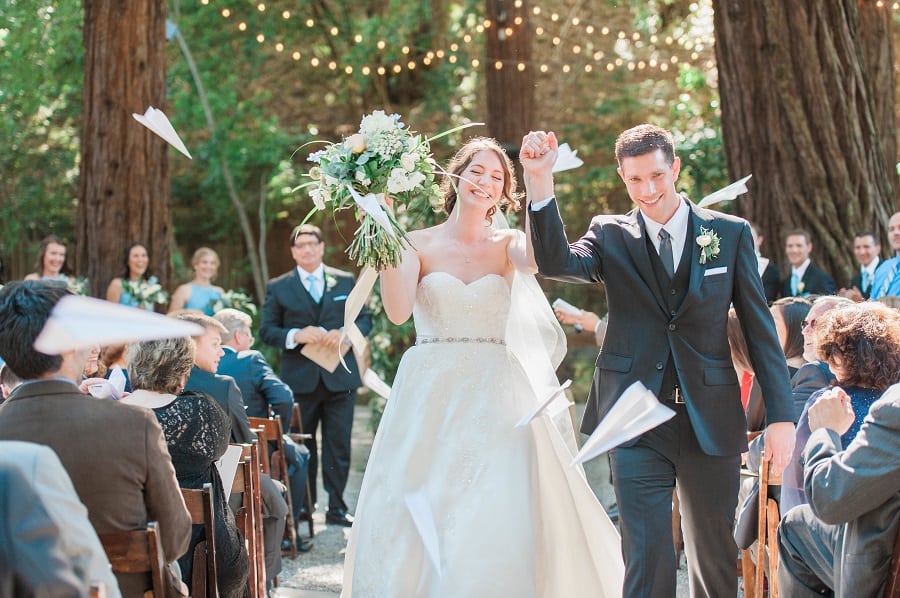 Elegant and Romantic UCLA inspired California Wedding