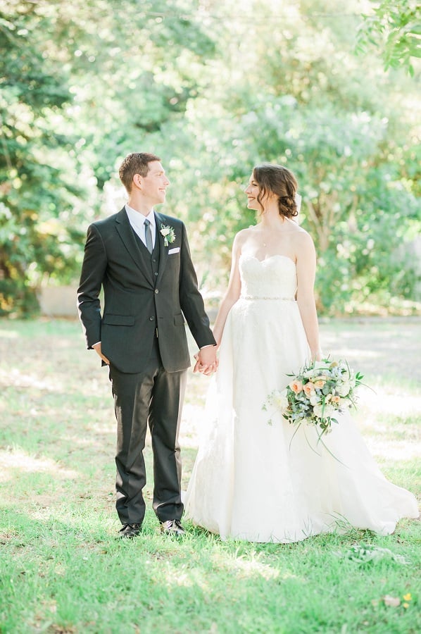 Elegant and Romantic UCLA inspired California Wedding