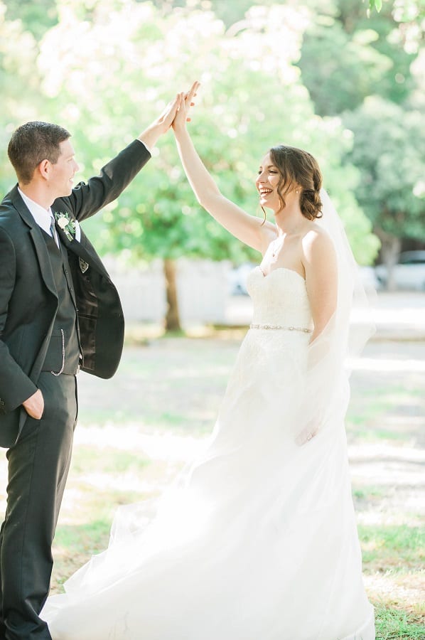 Elegant and Romantic UCLA inspired California Wedding