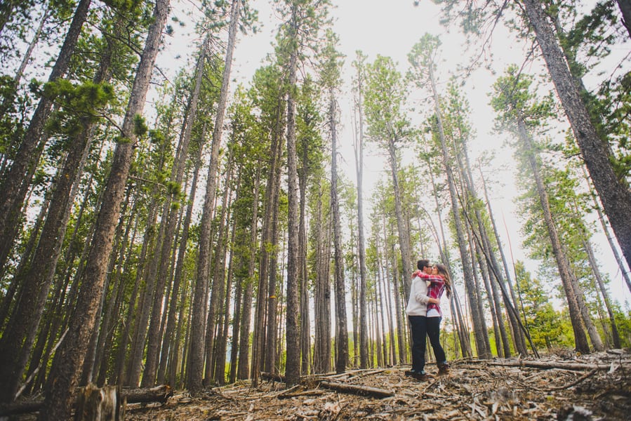 Camping + Corgi inspired Engagement Shoot