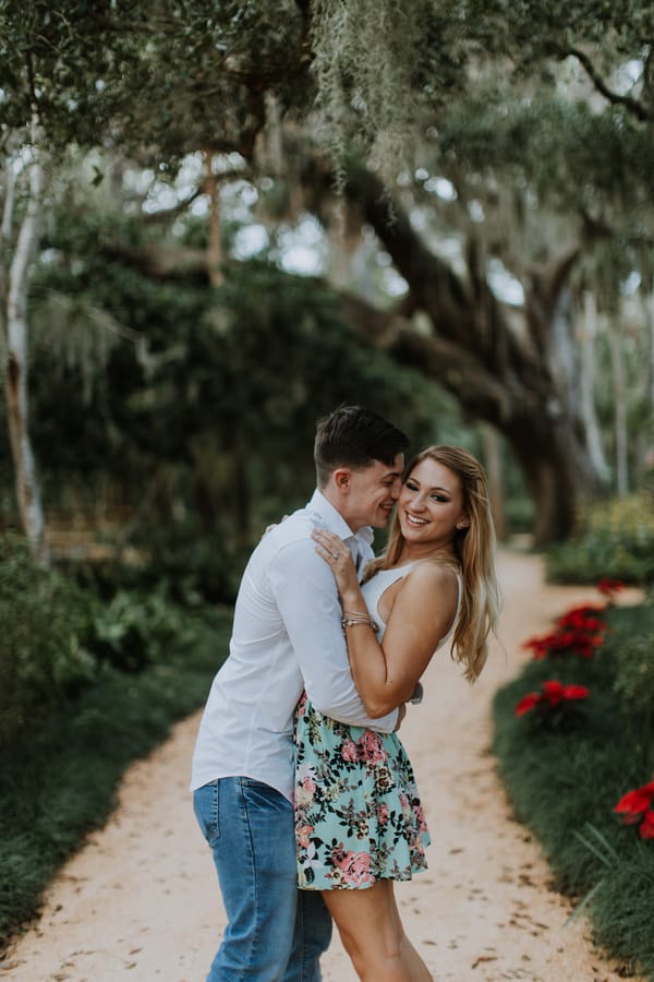 Surprise Christmas Eve Garden Proposal