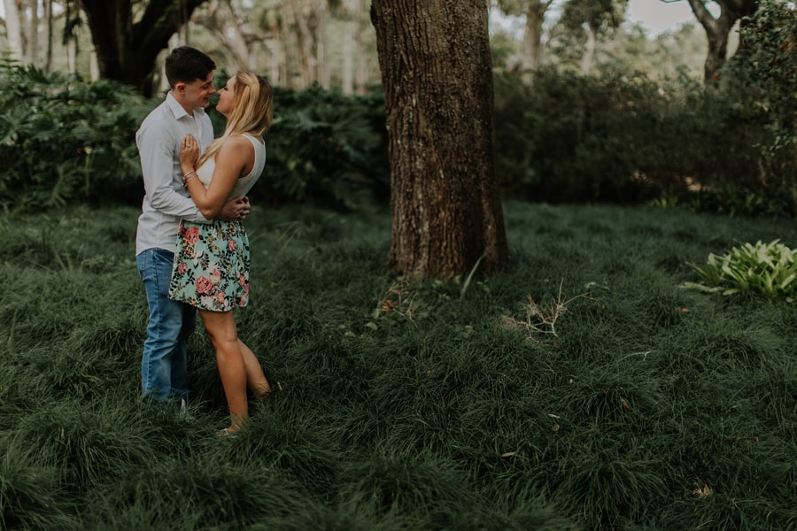 Surprise Christmas Eve Garden Proposal