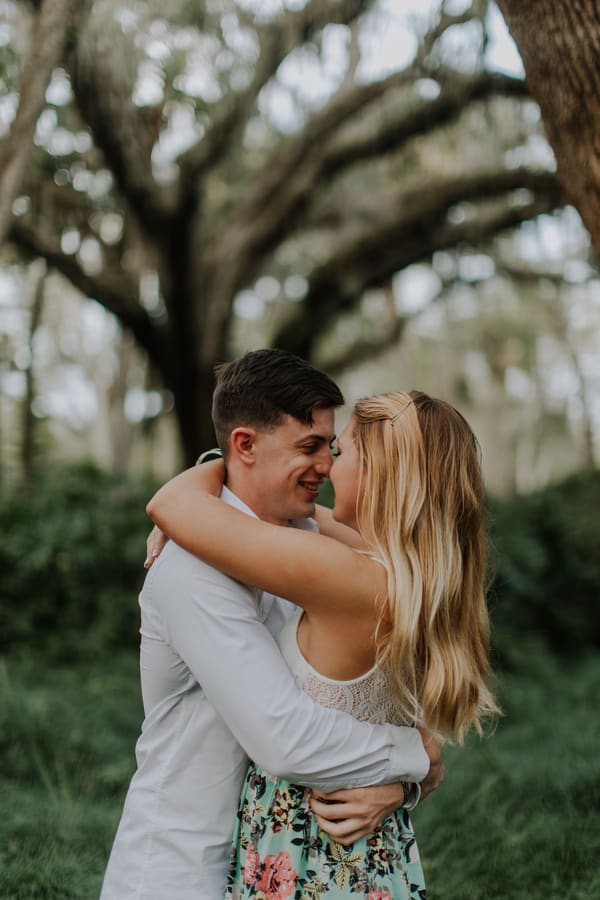 Surprise Christmas Eve Garden Proposal