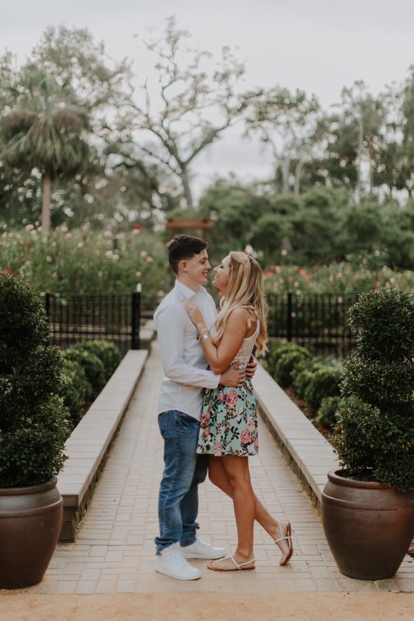 Surprise Christmas Eve Garden Proposal