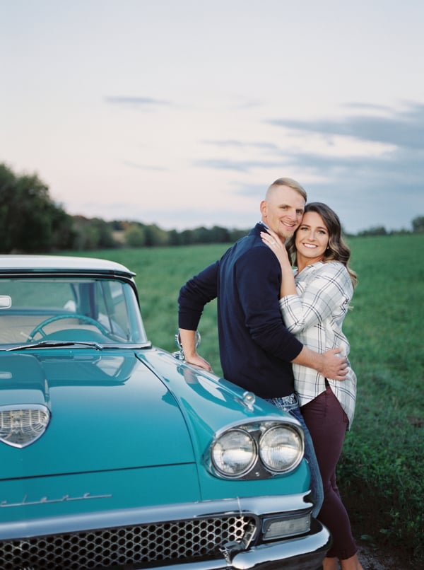 Vintage car at Sunset Session