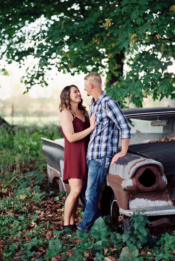 Vintage car at Sunset Session